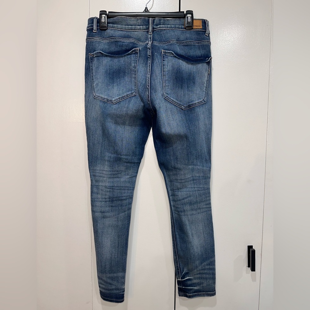 Express High Rise Distressed Legging Jean size 10 - Picture 2 of 4